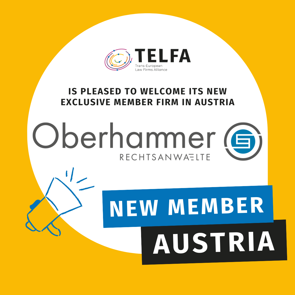 Oberhammer exclusive Austrian member of TELFA TransEuropean
